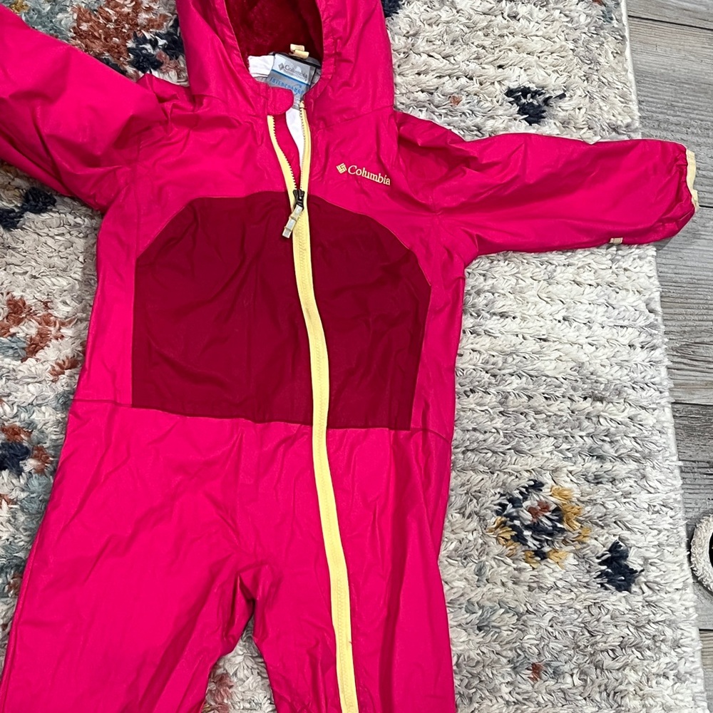 Columbia Pink and Yellow Footies One Piece - Picture 4 of 8